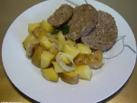 Fotografija recepta: Mesna štruca s krompirjem