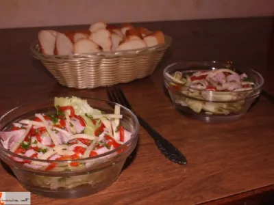 Šunkina solata ala Geisha