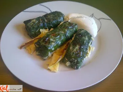 Blitvini zvitki ali blitvine »sarmice« 