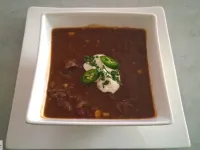 Fotografija recepta: Goveja enolončnica s fižolom in mulato čilijem