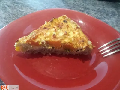 Pita s porom in hokaido bučo