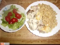 Fotografija recepta: Mesne kroglice v bešamelu - đulbastije