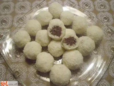 Kokos kroglice s srcem