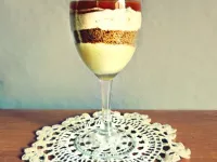 Fotografija recepta: Kakijev kozarček