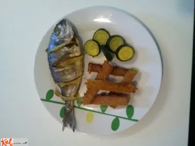 Orada s hrustljavo polento