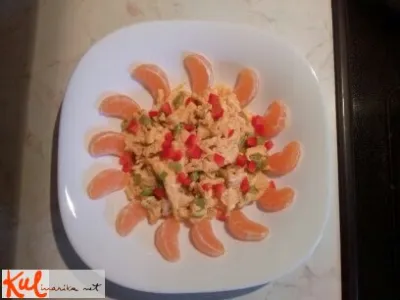 Jajca s porom in mandarino