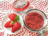 Fotografija recepta: Marmelada iz malin in chia semen