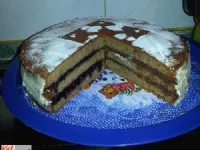 Fotografija recepta: Ajdova torta z ribezovo marmelado