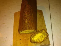 Fotografija recepta: Pomarančno - čokoladni marmorni kolač