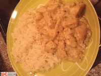 Fotografija recepta: Piščanec v kokosu