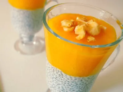 Chia puding z mangom