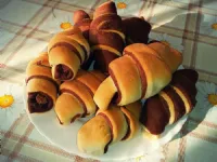 Fotografija recepta: Dvobarvni rogljički 