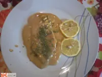 Fotografija recepta: Plavajoči piščančji zrezki v gorčično medeni omaki