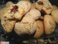 Fotografija recepta: Rženi piškotki s sneženimi kapljicami