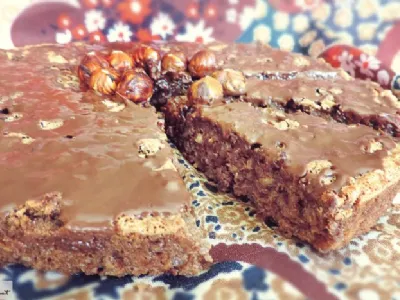 Sacher torta z ajdovo kašo