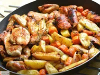 Fotografija recepta: Nedeljski pladenj »ala fasulas«