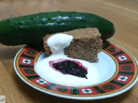 Fotografija recepta: Biskvit s kumaricami