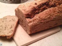 Fotografija recepta: Hitri kruhek s suhim kvasom  brez vzhajanja