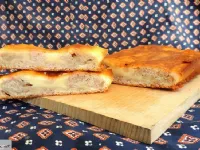 Fotografija recepta: Nadevan bananin kruh