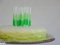 Fotografija recepta: Ombré mojito torta