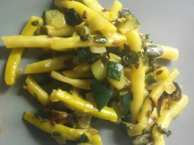 Stročji fižol s semeni