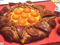 Fotografija recepta: Čokoladna sončnica z marelicami