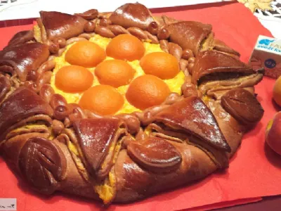 Čokoladna sončnica z marelicami