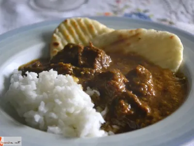 Curry z govedino