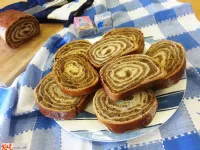 Fotografija recepta: Potica iz suhih fig in bučnic