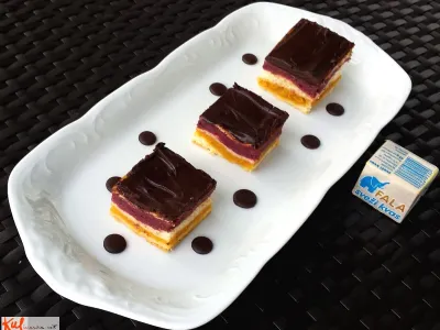 Sadne kocke s čokolado