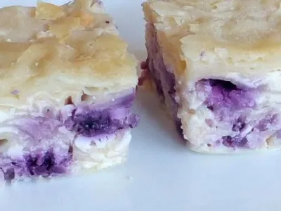 Skutin zavitek z borovnicami (za začetnike)