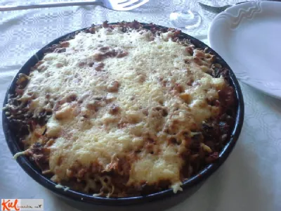 Gratinirani tortiglioni (debeli makaroni)