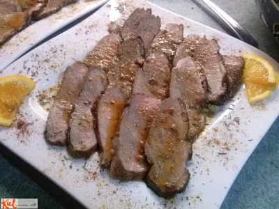 Račja prsa s konjakom