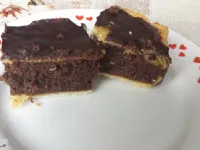 Fotografija recepta: Čoko - orehova kavna pita