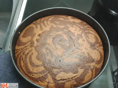 Črno bela ali Zebra torta