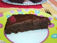 Fotografija recepta: Čokoladna torta brez jajc, masla in mleka