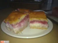 Fotografija recepta: Biskvit s kislo smetano in kokosom