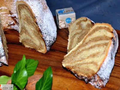 Orehova marmorirana potica