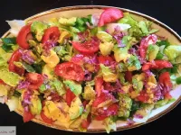 Fotografija recepta: Zelena solata z avokadom