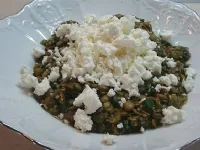 Fotografija recepta: Leča s špinačo