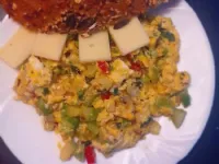 Fotografija recepta: Omleta z zelenjavo