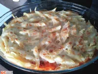 Fotografija recepta: Gratinirana tunina zloženka "Provansa"