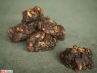 Fotografija recepta: Čokoladno ovseni piškoti brez peke