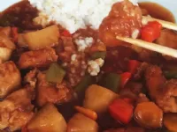 Fotografija recepta: Sladko - kisli piščanec po kitajsko