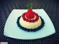 Fotografija recepta: Strjenka z belo čokolado 