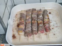 Fotografija recepta: Ražnjiči 