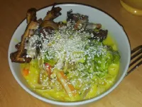 Fotografija recepta: Kokosova juha z riževimi rezanci