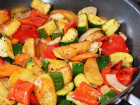 Fotografija recepta: Pečena zelenjava »ala fasulas«