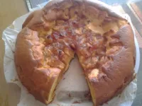 Fotografija recepta: Jabolčno-skutina torta