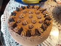 Fotografija recepta: Čoko mousse torta z bananami 